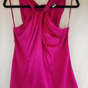 Cache Fuchsia Pink Sleeveless Tank Top Blouse